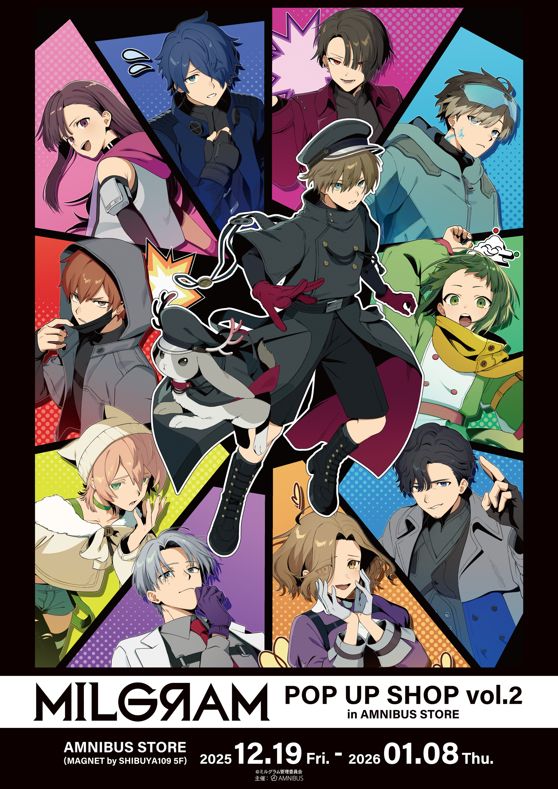 MILGRAM -ミルグラム-』 POP UP SHOP vol.2 in AMNIBUS STORE - MAGNET